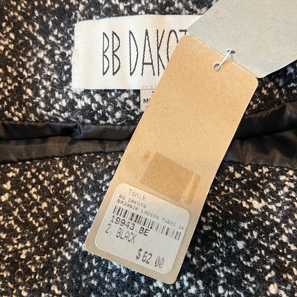 NWT! BB DAKOTA LADSON TWEED SKIRT - Picture 7 of 8